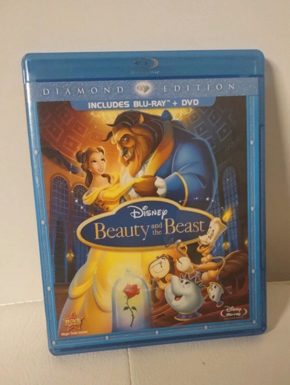 Disney Diamond Edition Beauty and the Beast Blu-ray/DVD/Bonus Disc Trio